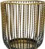 Gold Decorative Iron Candle Holder