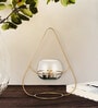 Gold Iron Table Tea Light Holder