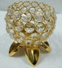 Gold Iron Tealight Holder Decorative Candle Stand