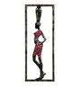Gold Iron Tribal Lady Metal Wall Art