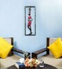 Gold Iron Tribal Lady Metal Wall Art