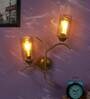 Gold Metal Novelty Wall Light (Gold)