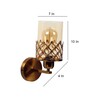 Siena Gold Iron Wall Sconces