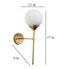 Metal Wallchieres (Gold)