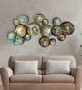Gold Leaf Multicolour Metal Wall Art