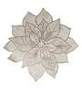 Petals (12x18) Gold Leather (Set of 6) Placemat