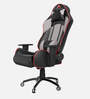 Gold Leatherette Gaming Chair in Grey & Black Colour