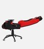 Gold Leatherette Gaming Chair in Red & Black Colour