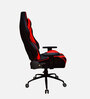 Gold Leatherette Gaming Chair in Red & Black Colour