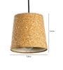 Gold Light Cork Single Hanging Light