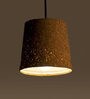 Gold Light Cork Single Hanging Light