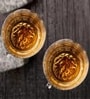 Gold Lion Label 300Ml Borosilicate Glass (Set Of 6 ) Whiskey Glasses