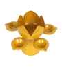 Gold Lotus  Lotus Tealight Holder Set of 2