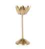 Gold Lotus Candle Holder Set of 3