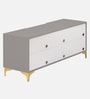 Gold Lux TV Unit In Grey In Grey finish