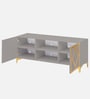 Gold Lux TV Unit In Grey In Grey finish