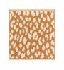 Gold Floral Microfiber 24X16 Inches Anti-Skid Door Mat