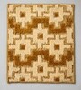 Gold Abstract Microfiber 24X16 Inches Anti-Skid Door Mat