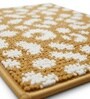 Gold Floral Microfiber 24X16 Inches Anti-Skid Door Mat