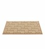 Gold Geometric Microfiber 24X16 Inches Anti-Skid Door Mat