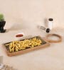 Gold Mango wood 19 Inch Appetizer Platters
