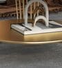 Gold Marble Coffee Table In White Finish