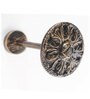 Gold Matt Iron 4 Pc Iron Tie Back Hook Set