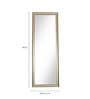 Engineered Wood Full Length Mirror in Gold Color