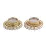 Gold Metal & Thread (Set of 2) Diya