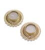 Gold Metal & Thread (Set of 2) Diya