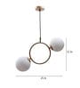 Mariana Gold Metal Hanging Light