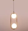 Anzua Gold Metal Hanging Light