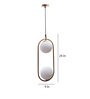 Anzua Gold Metal Hanging Light