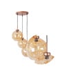 Krasto Gold Metal Cluster Hanging Light