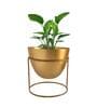 Gold Metal Alle Desk Pot Desk Pot