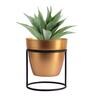 Gold Metal Amy Desk Pot