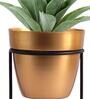 Gold Metal Amy Desk Pot