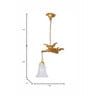 Sheryl Gold Metal and Aluminium Hanging Light
