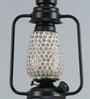 Salina Black Metal & Glass Hanging Light