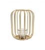 Gold Metal Candle Holder Lantern