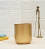 Gold Metal Desk Pot