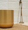 Gold Metal Desk Pot