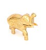 Gold Metal Elephant Shape Haldi Kumkum Holder
