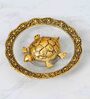 Gold Metal Feng Shui Tortoise