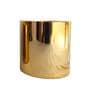 Gold Metal Grace Desk Pot Desk Pot (Set Of 2)