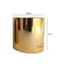 Gold Metal Grace Desk Pot Desk Pot (Set Of 2)