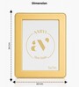 Gold Metal Grace Wall And Tabletop Photo Frame 5X7Inches