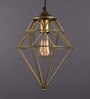Hercules Gold Metal Hanging Light