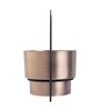 Gold Metal Hanging Planter Set of 1