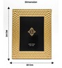 Gold Metal Hive Luxe Wall And Tabletop Photo Frame 5X7Inches